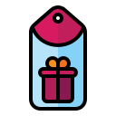 etiqueta de regalo icon