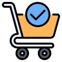 Icono Del Carrito De Compras. Colocar En Carrito Un Icono De Compras Online  Con Flecha. Vector Ilustración del Vector - Ilustración de objeto, compra:  190757527