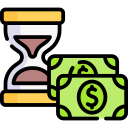 el tiempo es dinero icon