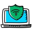 la seguridad cibernética icon