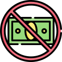 sin dinero icon