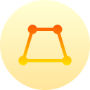 trapezoide icon