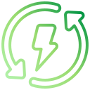 energía renovable icon