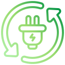 energía renovable icon