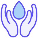 ahorrar agua icon