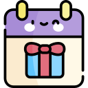 fecha de cumpleaños icon