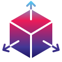 cubo 3d icon