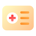 tarjeta médica icon