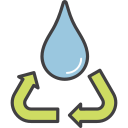 reciclar agua icon