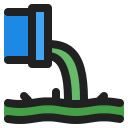 la contaminación del agua icon