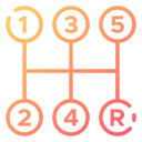 transmisión manual icon