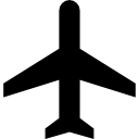 modo avião no símbolo Ícone