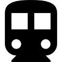 tren de transporte público 