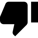 Thumb down button 