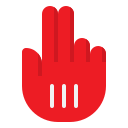 cursor de mano icon