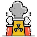 la contaminación del aire icon