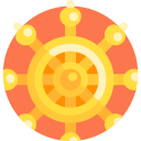 rueda del dharma icon