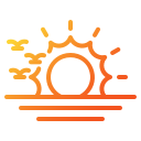 puesta de sol icon