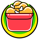 pollo frito icon