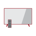 televisión led icon