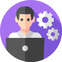 administrator icon vector