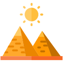 pirámide de egipto icon