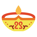 lámpara diwali icon