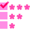 estrellas de calificación 