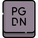 página abajo icon