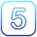 número 5 icon