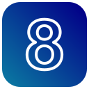 numero 8 icon