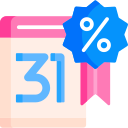 Offer And Discount Labels Icon Pack | Flat | 50 .SVG Icons