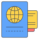 pasaporte internacional icon