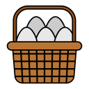 cesta de huevos icon