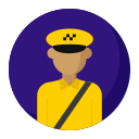 conductor de taxi icon