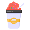 taza de helado icon