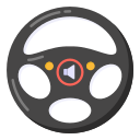 Steering wheel icon