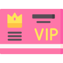 tarjeta vip icon