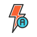 flash automático icon