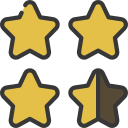 calificación de estrellas icon