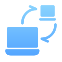 transferencia de datos icon