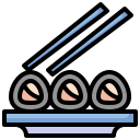 rollo de pescado icon