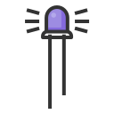 lámpara led icon