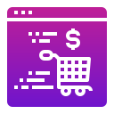 las compras en línea icon