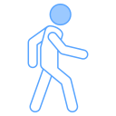 Walking man Generic Thin Outline icon