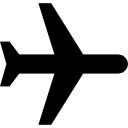 avión negro icon