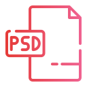 archivo psd icon