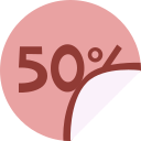 50 por cento 