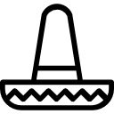 chapéu mexicano 