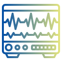 monitor de pulso cardiaco icon